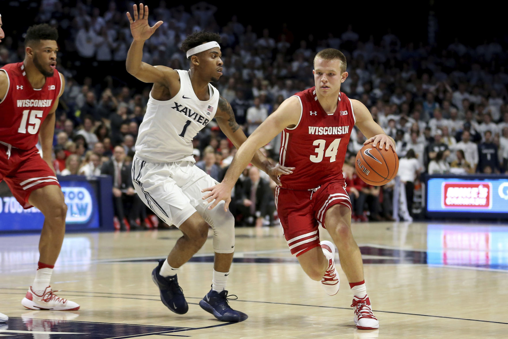 Badgers 77, Musketeers 68